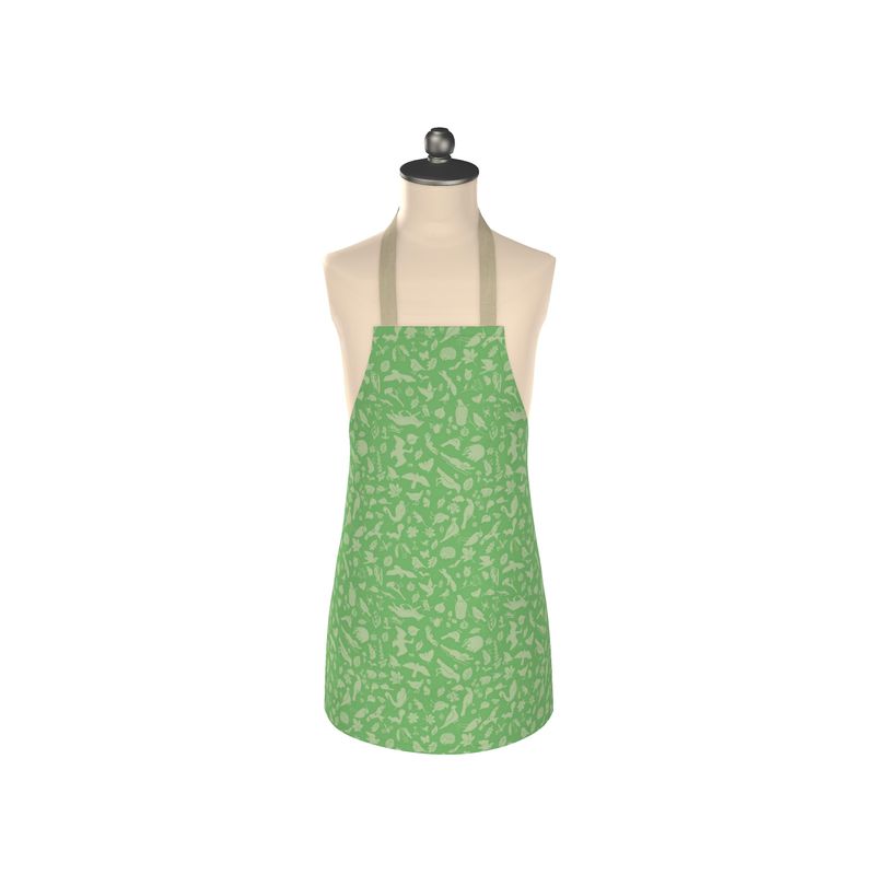 Urban wildlife green-on-green apron