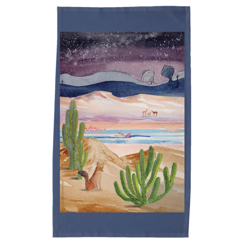 Tea Towels Northern Chile Stars Telescopes