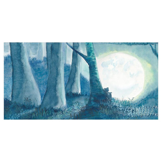 Art print of scene from Breathe, children's book by Becky Hemsley 17 by 8.5 inches/43 by 21cm